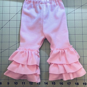 Kelsey's Ruffled Leggings Sizes NB to 15/16 Kids and Doll PDF Pattern A0  and Projector File Babies Toddlers Tweens Ruffles 