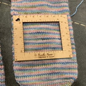 Knitting Gauge Swatch Ruler, 4 Ruler, 2ruler or 1 Ruler. Gauge Swatch ...