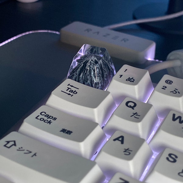 Sculpted Sa Key Cap Rows R1 Handmade SA R1 Fuji Mountain Keycap Artisan Keycaps for Cherry MX ...