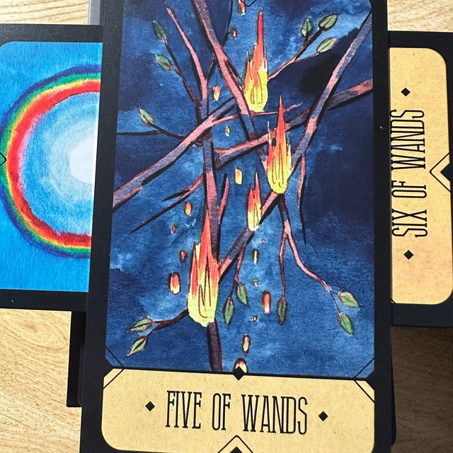 Sasuraibito Tarot Deck: 78 Cards, Imperfect Printing - Etsy