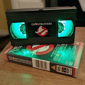 Retro VHS Lamp Ghostbusters Original VHS With Case Night Light - Etsy