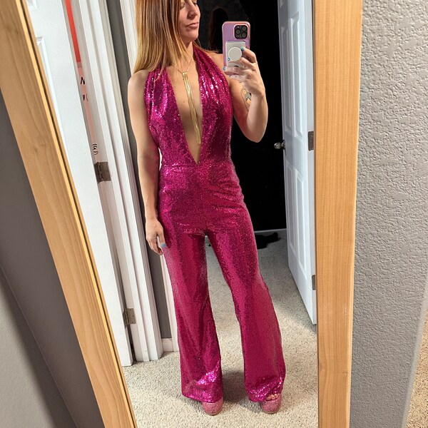 Kamelia Sparkle Sequin Jumpsuit