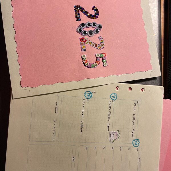 DIGITAL DOWNLOAD - WO2P - Design No. 1 - Undated Weekly A5 Printable ...