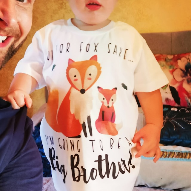 Camiseta o Sudadera Bebé y Niño/a Voy a ser Hermano Mayor - mi pipo