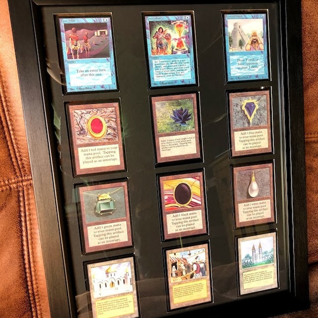 cigarette card display Mounting & Framing Kit for Cigarette Cards Sets