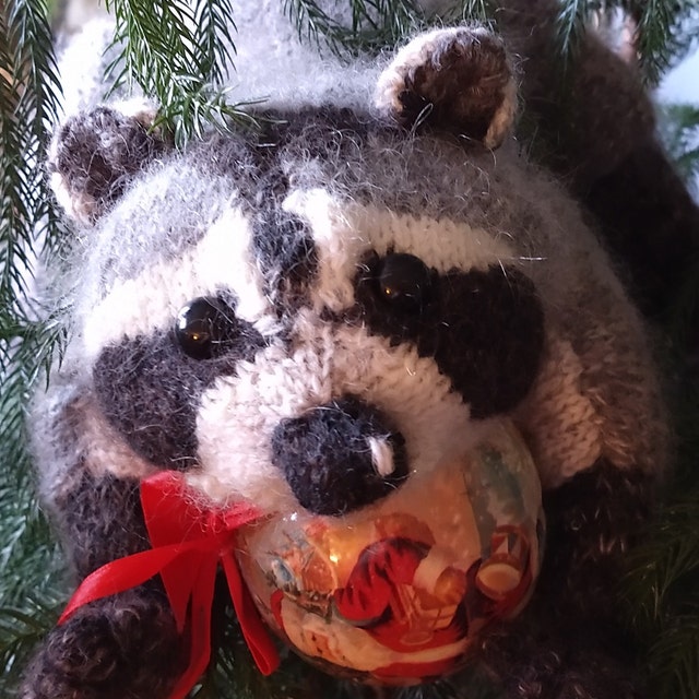 KNITTING PATTERN Racoon - Etsy KNITTING PATTERN Racoon - Etsy