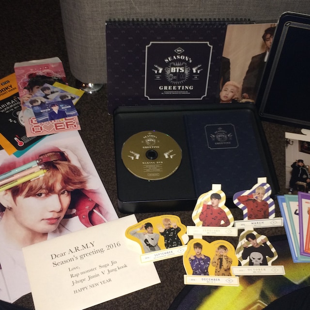 ※即購入不可※BTS season's greeting 2016 BTS Opened 2016 Season Greeting |bts Card |bts Party Decor