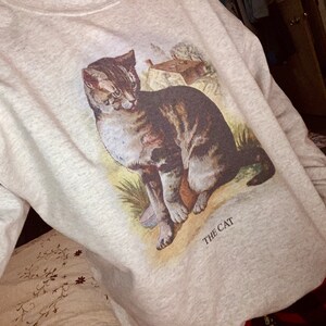 vintage cat × fish × flower sweat vintage cat × fish × flower sweat