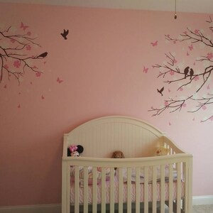 Cherry Blossoms Wall Decal Wall Sticker Tree Decals-dk006 