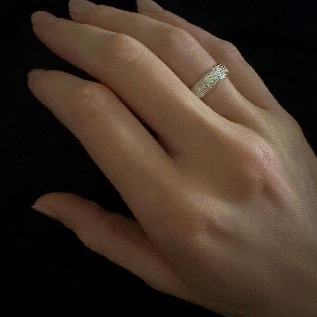 ZP118/ZP118W 14K Gold Filled Luxury Texture Ring in Two