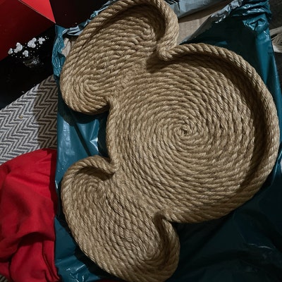 Mickey Mouse Rope Tray Organizer Disney Inspired, Livingroom Decor ...