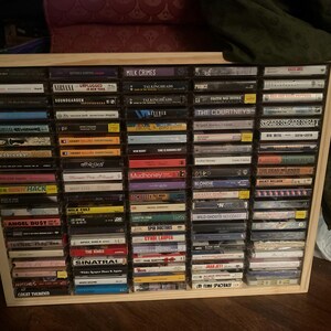 Cassette Tape Storage Rack 64 & 100 Slot ~ New ~ Napa Valley Style