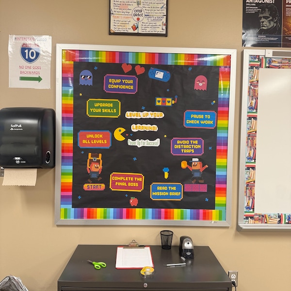 Game Testing Board Kit for Retro Video Game Level up Learning Displays ...