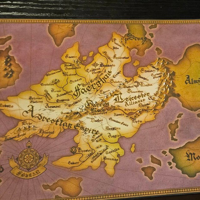 Fire Emblem Three Houses Fodlan Cloth Map - Etsy