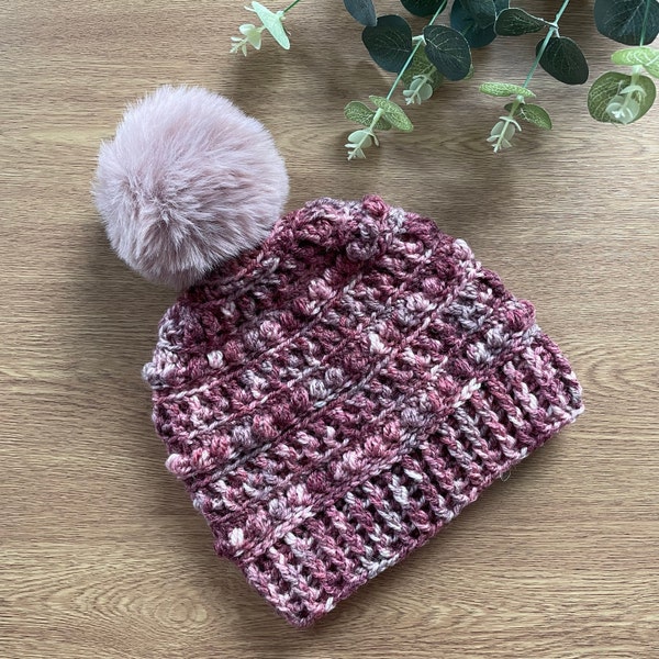 Crochet Pattern - INSTANT PDF DOWNLOAD - Crochet Beanie - Nellas ...