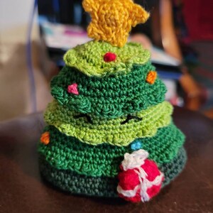 リバーシブルクリスマスあみぐるみパターン - クリスマスオーナメント