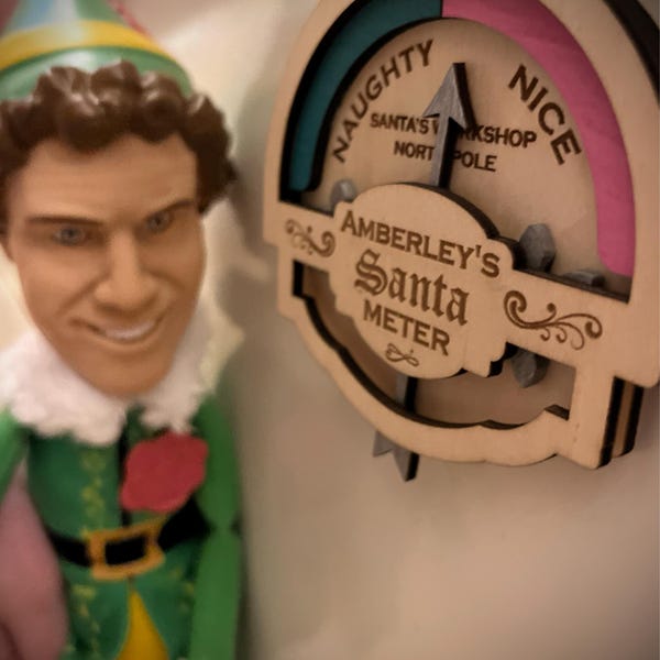 Elf on the Shelf Sleigh, Elf Sleigh, Wooden Sleigh. Elf