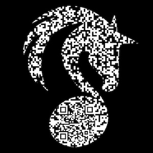 Custom Shape QR Code Digital Download Small Businesses, Websites, Scan ...