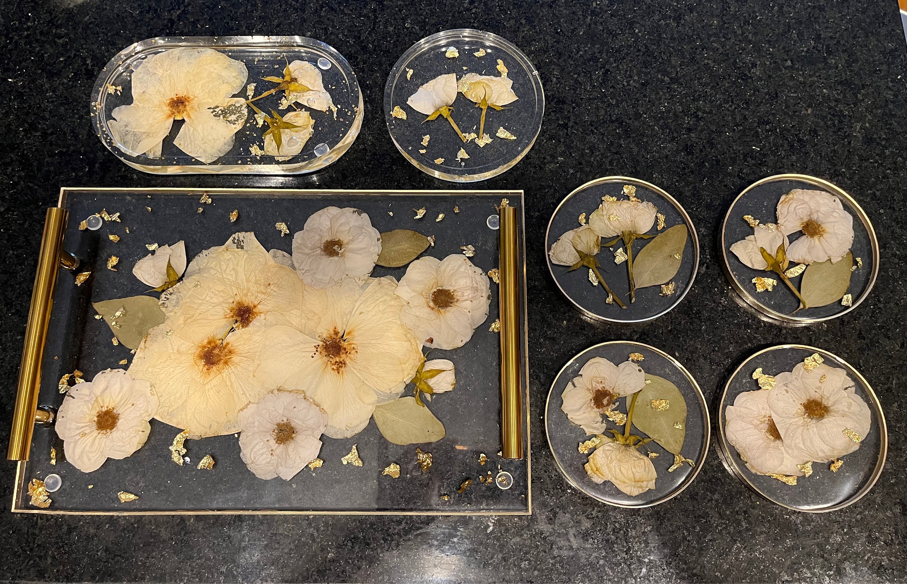 Preserved flowers from Megan's etsy review