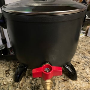 Candle Wax Melter, Presto Pot, X-large, 15lbs of Wax, Brass Fittings 
