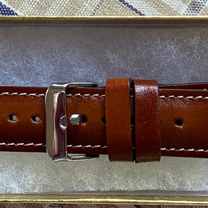 Custom Leather Watch Band Apple Watch Band Galaxy Fossil | Etsy