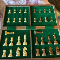 12x12 Inch Wooden Foldable Chess Set, Packaging Type: Box at ₹ 450/set