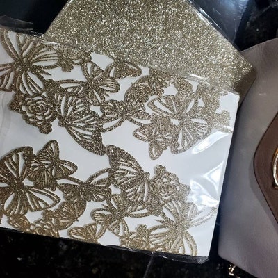 Glitter Butterfly Laser Cut Invitations Cards Invitation - Etsy