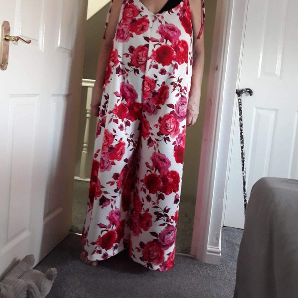 Print Pattern Swedish Women Long Robe