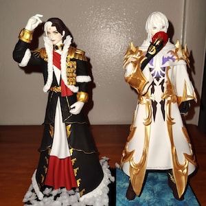 FFXIV OCキャラクター10インチカスタムフィギュア彫刻、90％回復