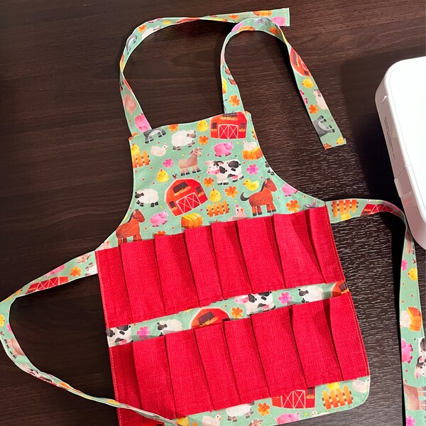 Egg Gathering Apron Sewing Pattern and Tutorial Etsy