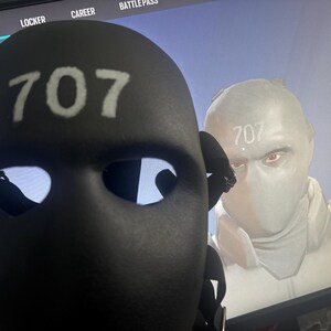 Vigil's Mask - Rainbow 6 Siege - Etsy Israel