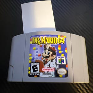 ドクターマリオ64 N64 交換用ラベル - 光沢仕上げ - Etsy 日本