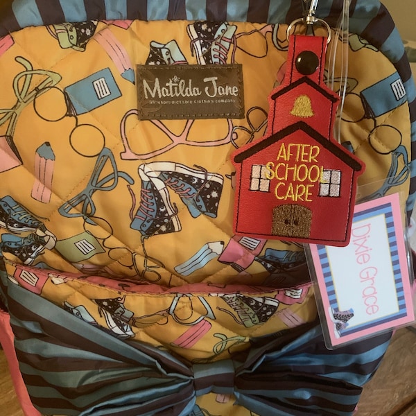 After School Care Backpack Tag, After School Tag, After Care Bag Tag