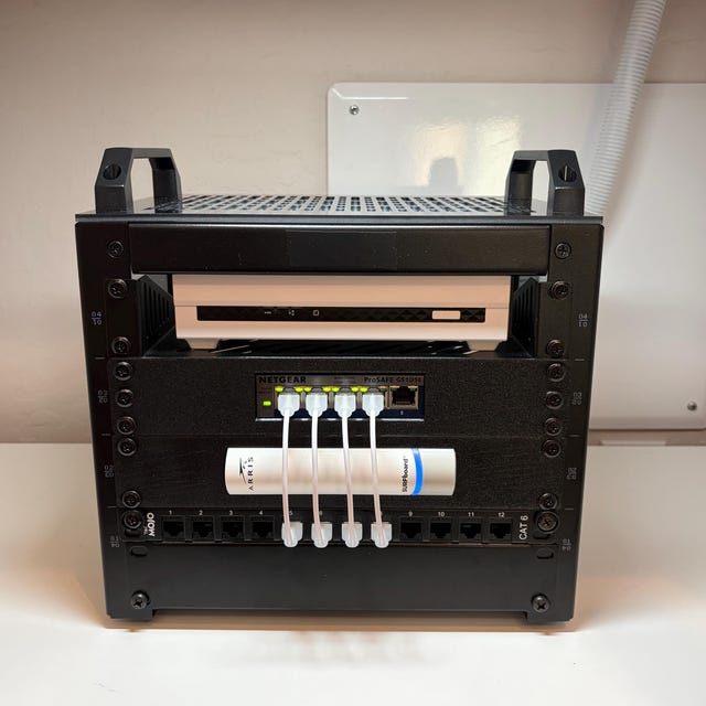 Customer photo of a 3D Rack Mounts mount installed