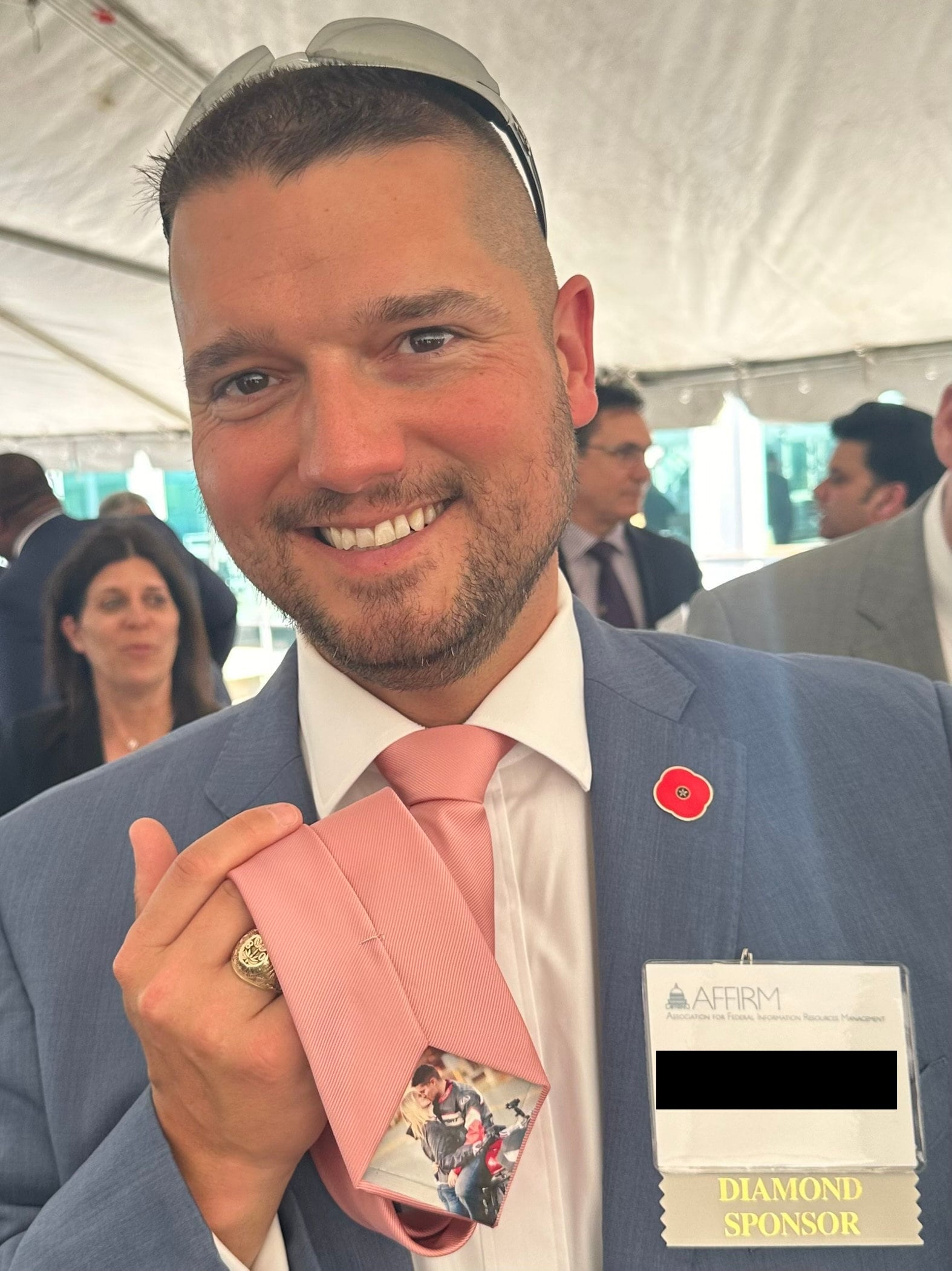 Personalized Photo Silk Tie for Him