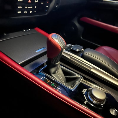 Black Carbon Fiber Gear Shift Knob For Toyota Land Cruiser Prado & Lexus GX460