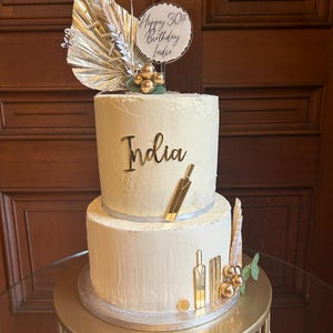 Gin and Tonic Cake Topper Gin Birthday Cake Decorations Gin O Clock ...