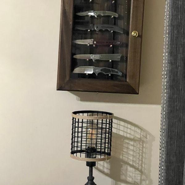 Rustic Knife Display Case - Etsy