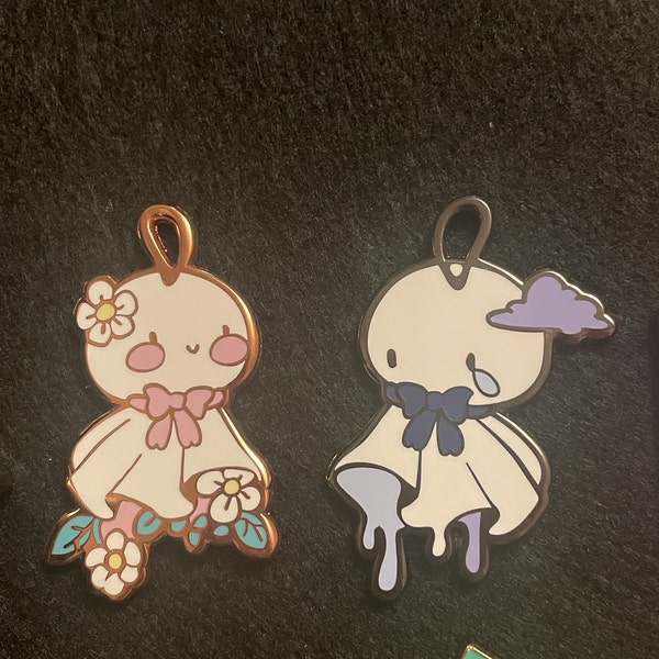 Teru Teru Bozu Large Hard Enamel Pin - Etsy