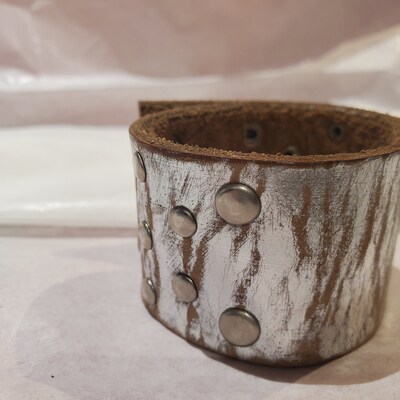 shawl cuff leather
