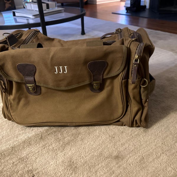Mens Reed Canvas Bandana Print Duffle Bag