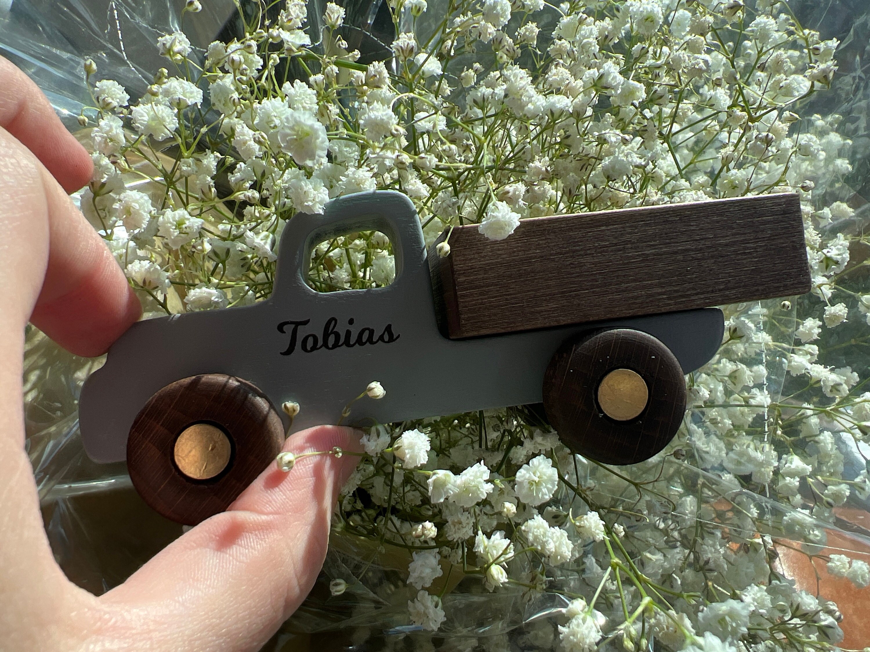 Personalized Toy Cars. Wooden Toys For Kids. Farm Truck With Name. Sensory Toddler Toys. Custom Birthday Baby Gifts. Christmas Gift for Kids