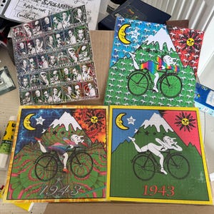 ホフマン バイク LSD ブロッター アート サイケデリック アシッド