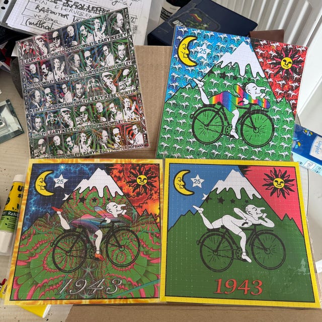 ホフマン バイク LSD ブロッター アート サイケデリック アシッド