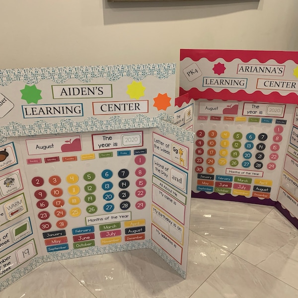 Circle Time Calendar Board Kit: Homeschool & Preschool (digital ...