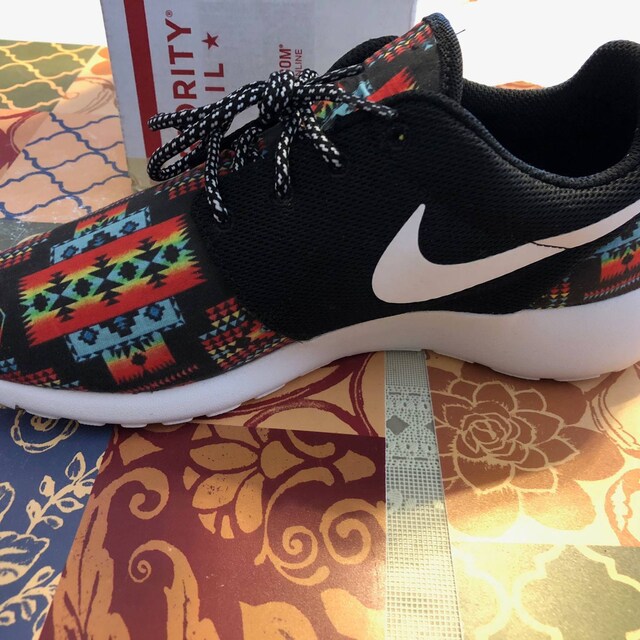 tribal print nike shoes