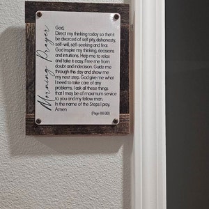 □　画家本人出品 prayer 2022 8,a　A4マット　□ On Awakening Prayer on Metal Print on Reclaimed Wood Frame