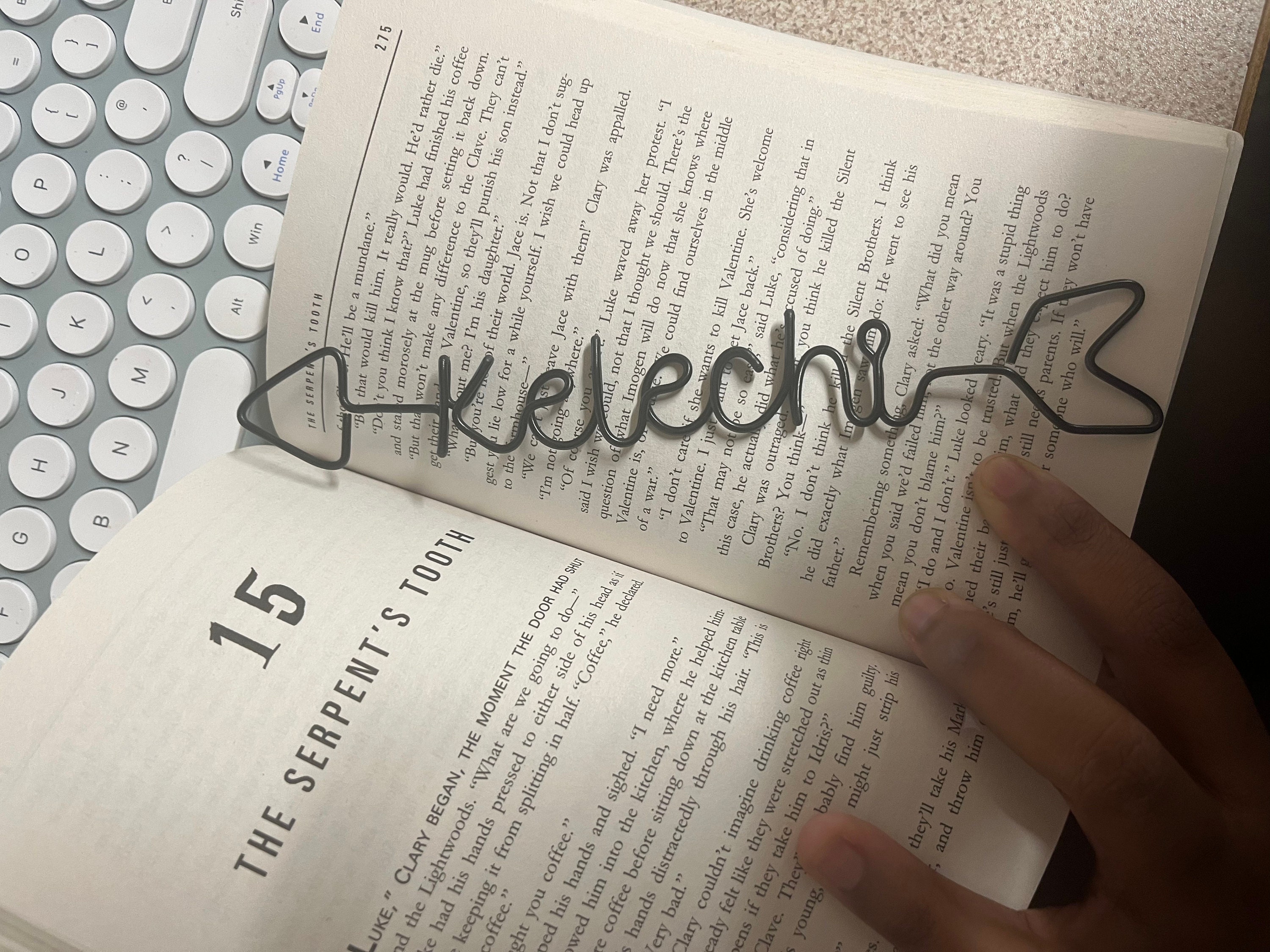 Custom Arrow Name Bookmark - Wire Name Bookmark - Bookmark Gift - Planner Marker - Back to School Gift - Teacher Gift - Book Lovers Gift