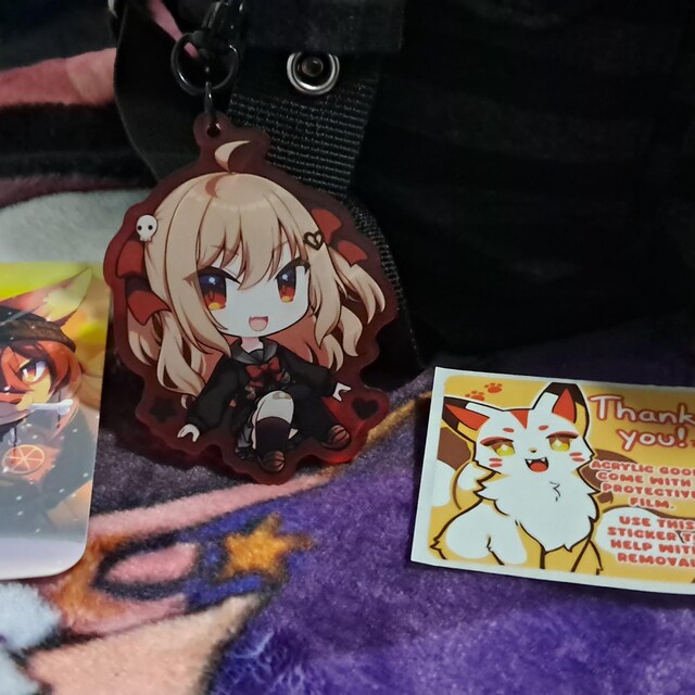 Neuro-sama and Evil Neuro - Clear Acrylic Charms - Etsy