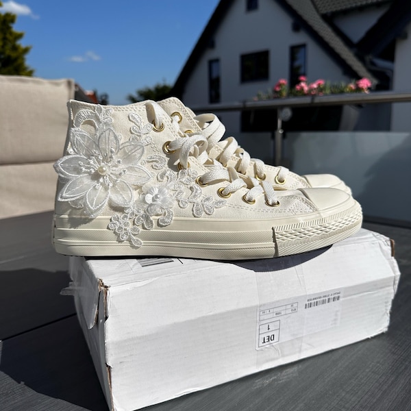 bride converse high tops